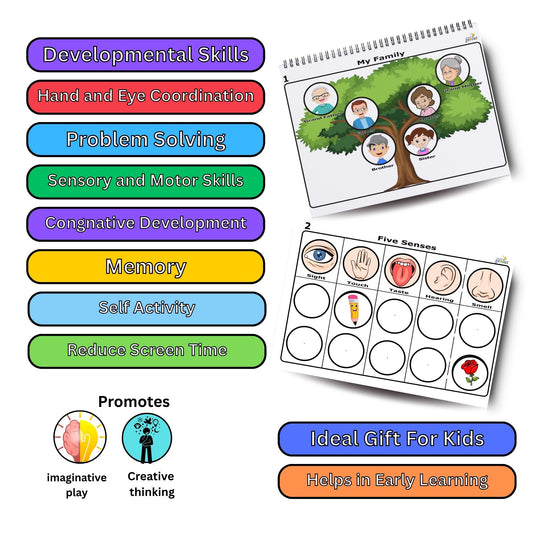 Essential Skills Activity Binder β Velcro-Based Learning for Kids (Ages 4β7)