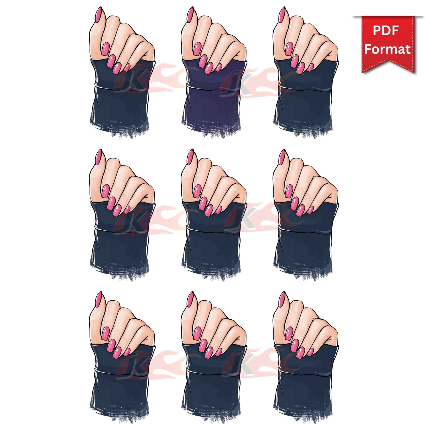 Hand Bracelet Return Favor Printable