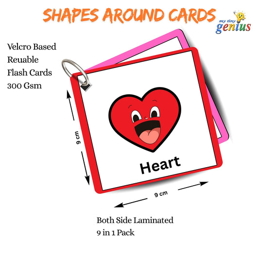 Shapes Around Us Card Pack: Educational Fun for Ages 2 to 4