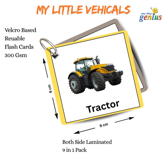 My Little Vehicle World Card Pack: Educational Fun for Ages 2 to 4