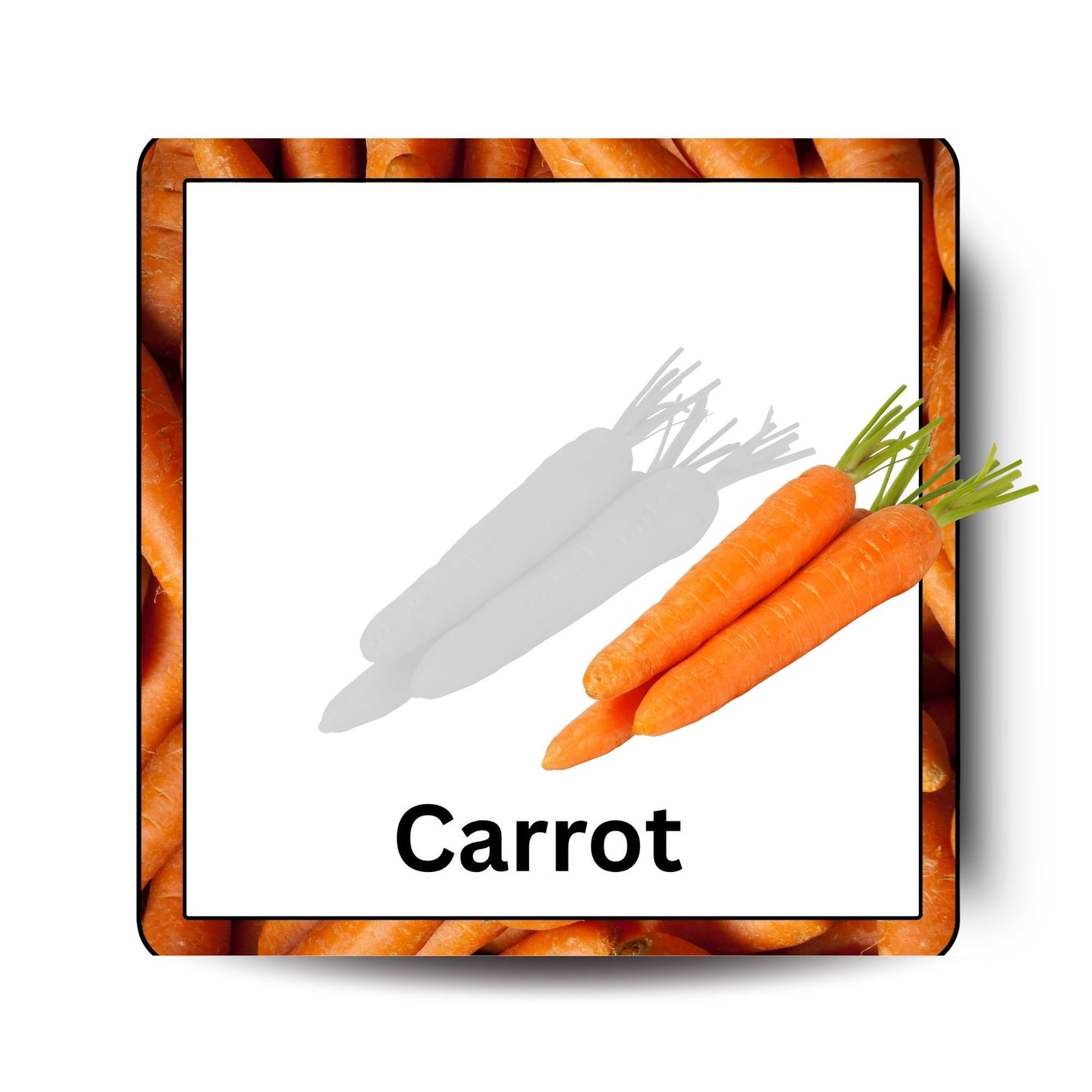 Healthy vegetable power Card Pack: Educational Fun for Ages 2 to 4