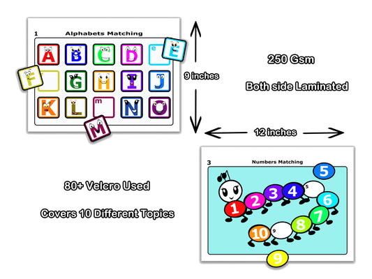 Alphabets, Numbers and Colors Fun Activities for Kids