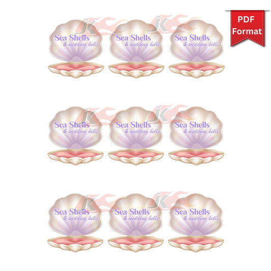 Pearl Earring Return Favor Printable | Haldi Mehendi Wedding Gift