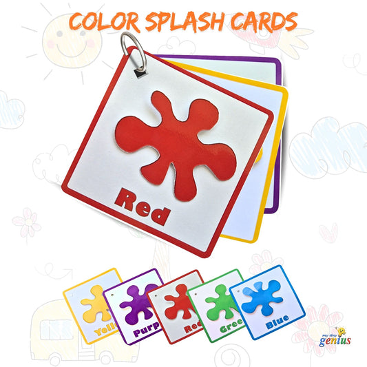 Color Splash Card Pack: Educational Fun for Ages 2 to 4