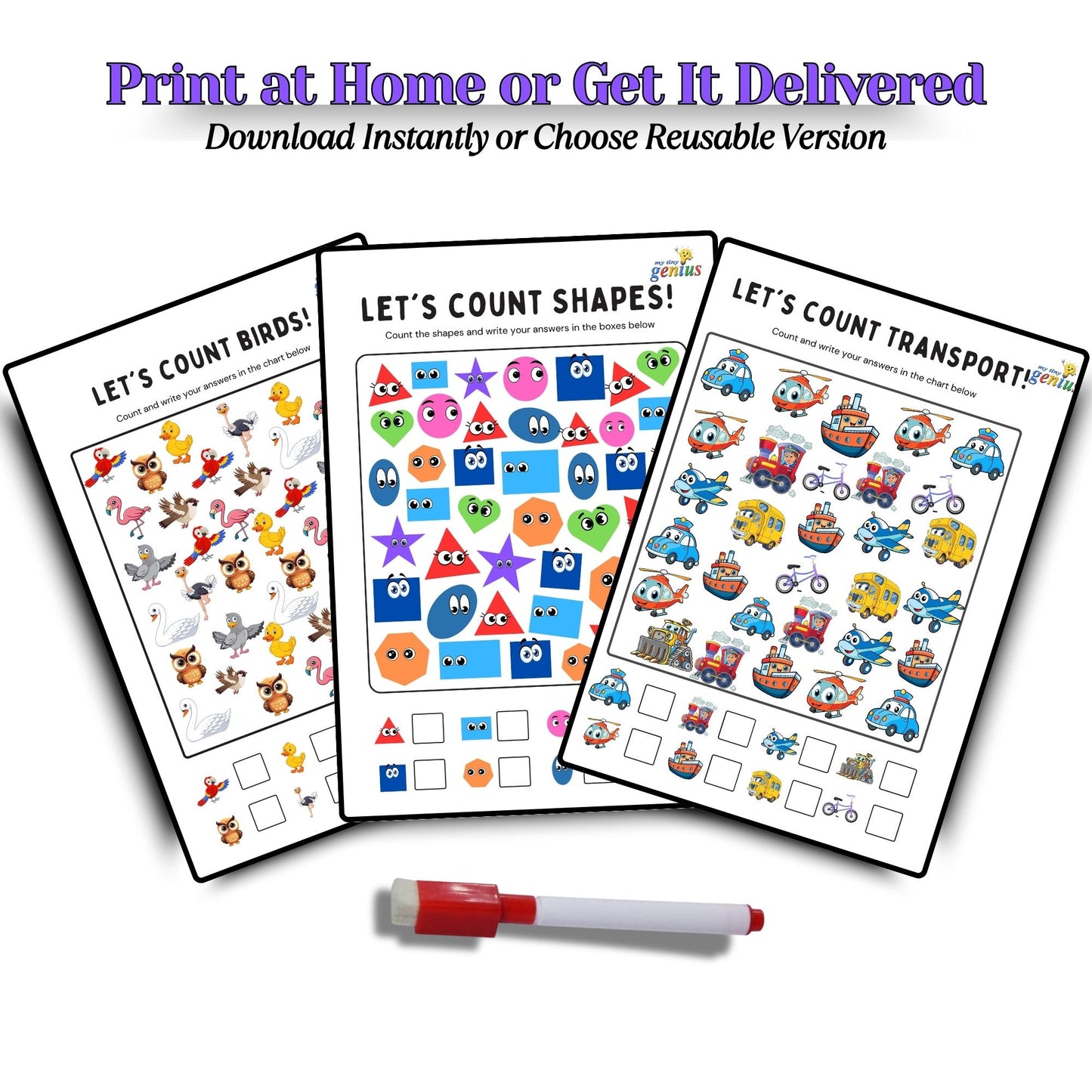 I Spy Laminated Worksheets – Reusable Activity Set for Kids (Ages 3–6)