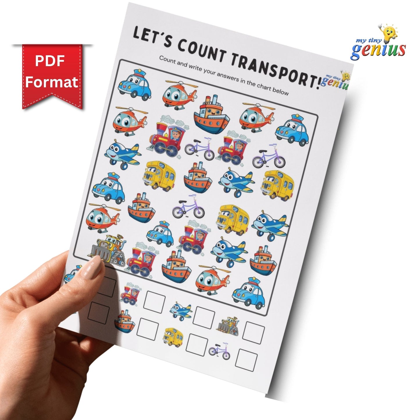 I Spy Activity Sheets – Printable PDF Pack for Ages 3 to 6 | 10 Themed Worksheets