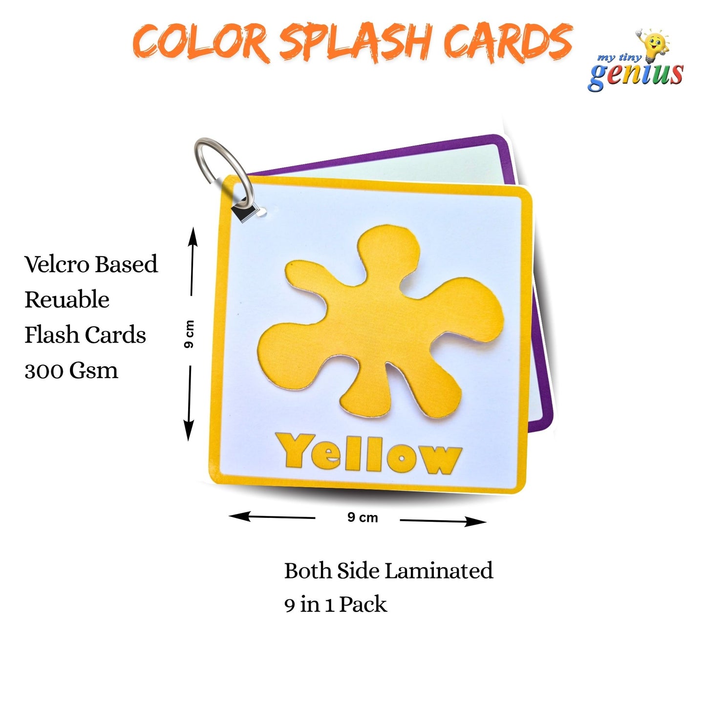 Color Splash Card Pack: Educational Fun for Ages 2 to 4