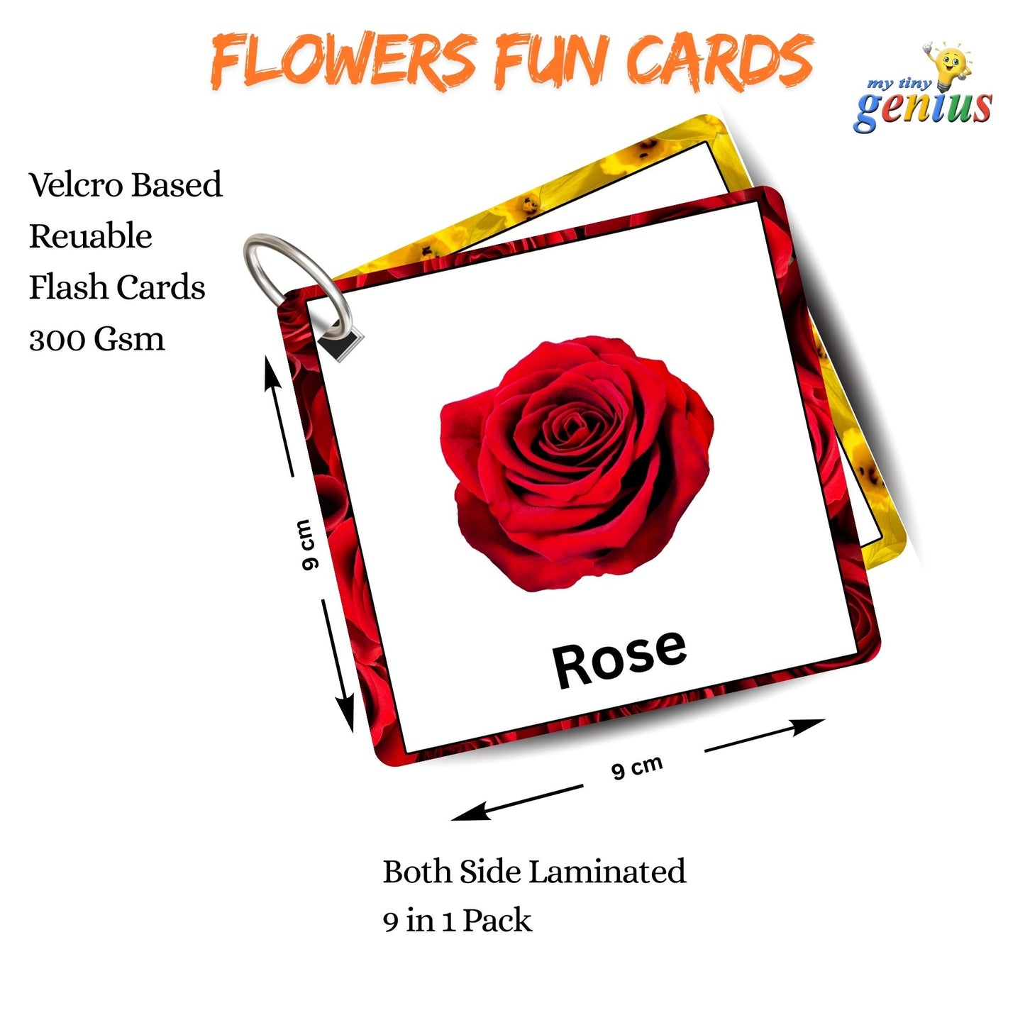 Flowers Fun Card Pack: Educational Fun for Ages 2 to 4