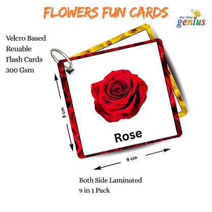 Flowers Fun Card Pack: Educational Fun for Ages 2 to 4