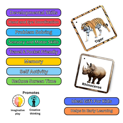 Wild Animals Card Pack