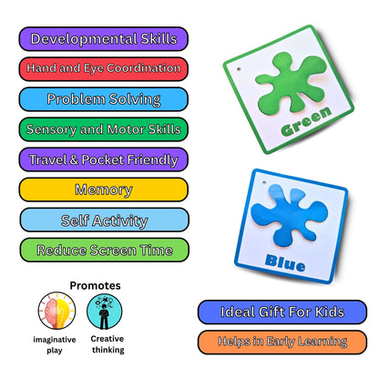 Color Splash Card Pack: Educational Fun for Ages 2 to 4
