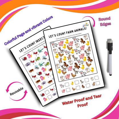 I Spy Laminated Worksheets – Reusable Activity Set for Kids (Ages 3–6)
