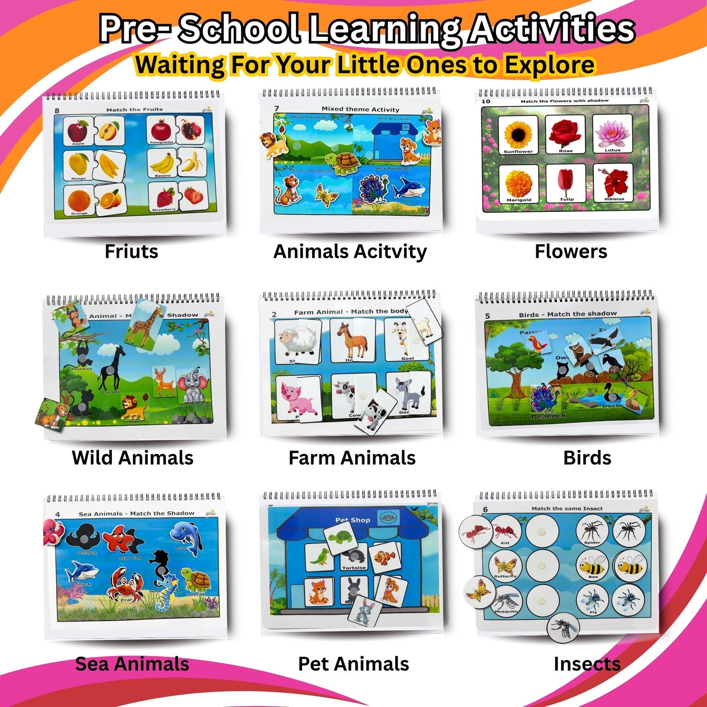 Explore the Natural World Velcro Activity Binder