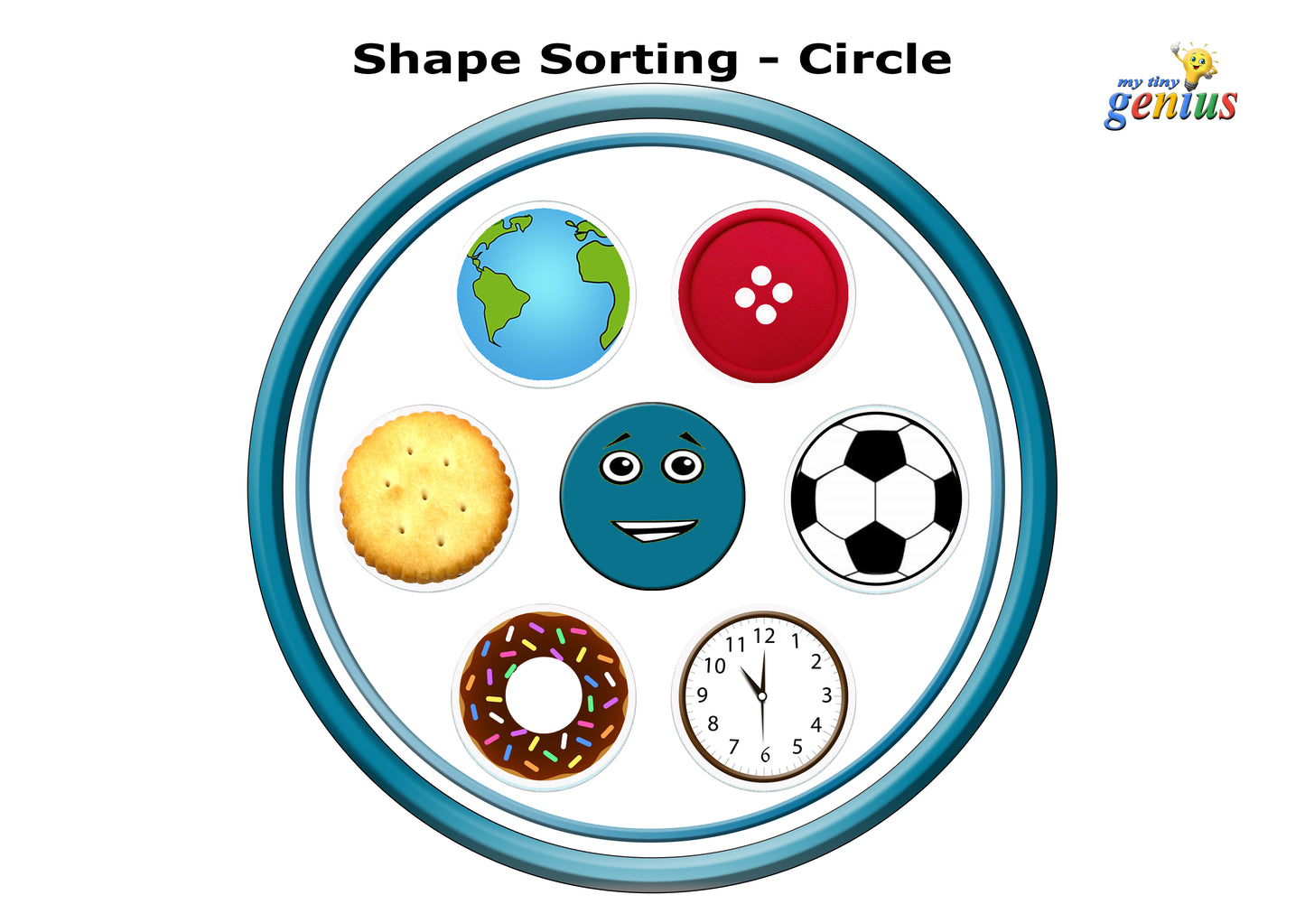 Shapes Sorting Activity Sheets Mates –Pack for Ages 2 to 5- 6 Fun & Educational Mates