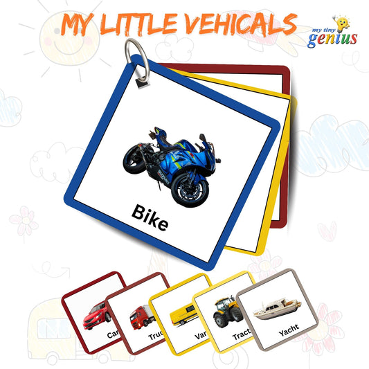 My Little Vehicle World Card Pack: Educational Fun for Ages 2 to 4