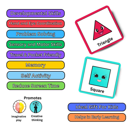 Shapes Around Us Card Pack: Educational Fun for Ages 2 to 4