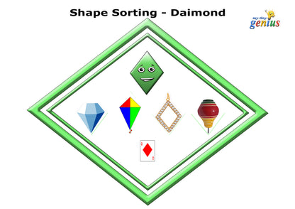 Shapes Sorting Activity Sheets Mates –Pack for Ages 2 to 5- 6 Fun & Educational Mates