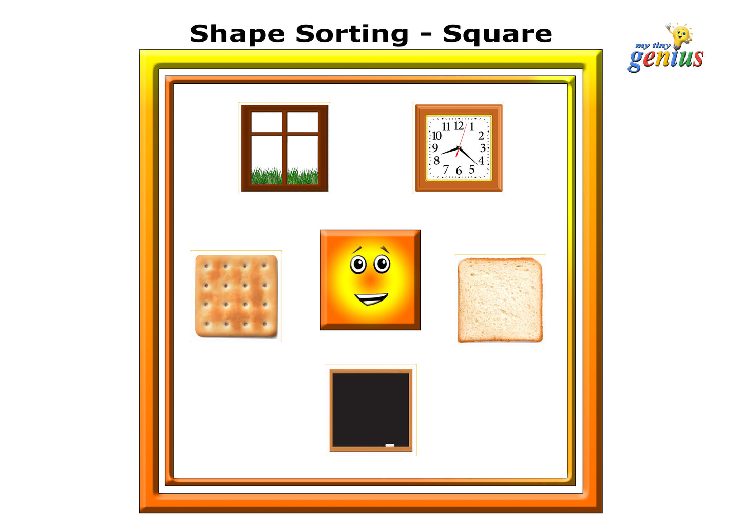 Shapes Sorting Activity Sheets Mates –Pack for Ages 2 to 5- 6 Fun & Educational Mates
