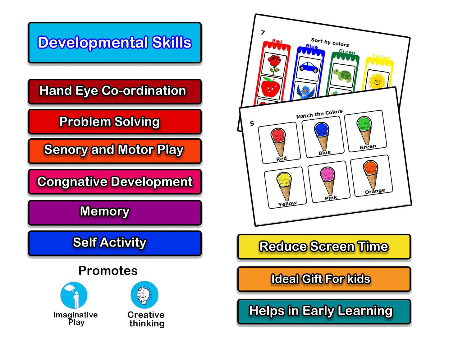 Alphabets, Numbers and Colors Fun Activities for Kids