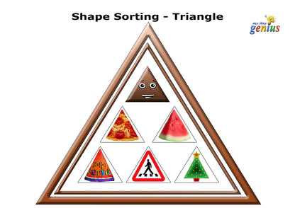 Shapes Sorting Activity Sheets Mates –Pack for Ages 2 to 5- 6 Fun & Educational Mates